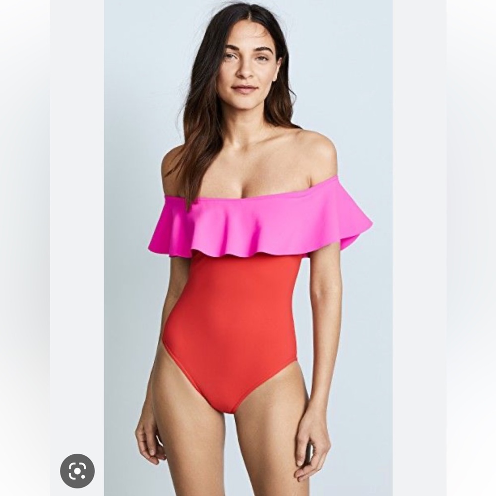 Karla Coletto size 8 worn once ruffle swimsuit